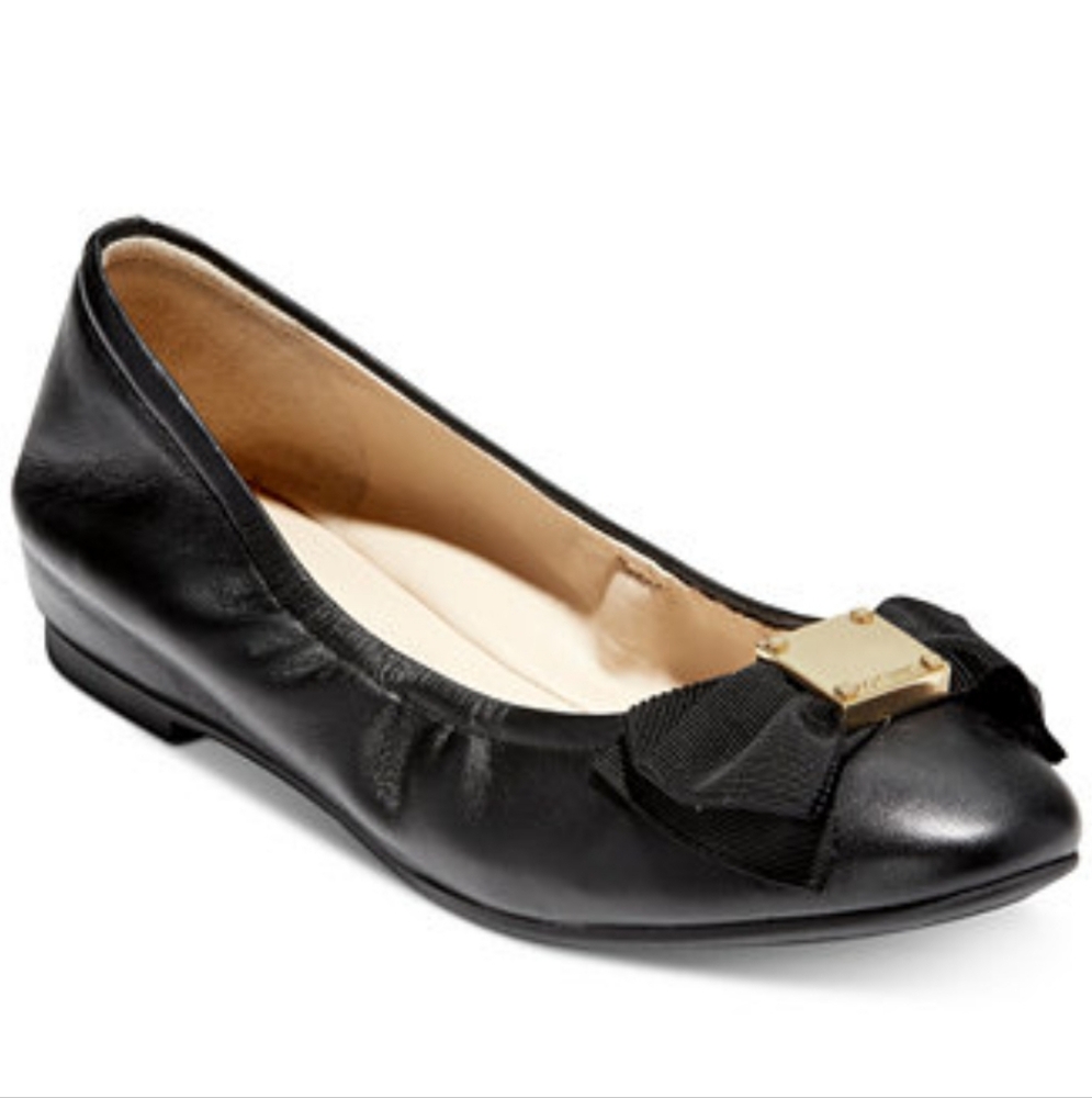 {Cole Haan} Black Tali Bow ballet flats Size 7.5